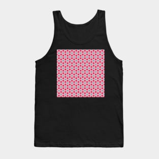 Pink and Blue Abstract Geometric Pattern Tank Top